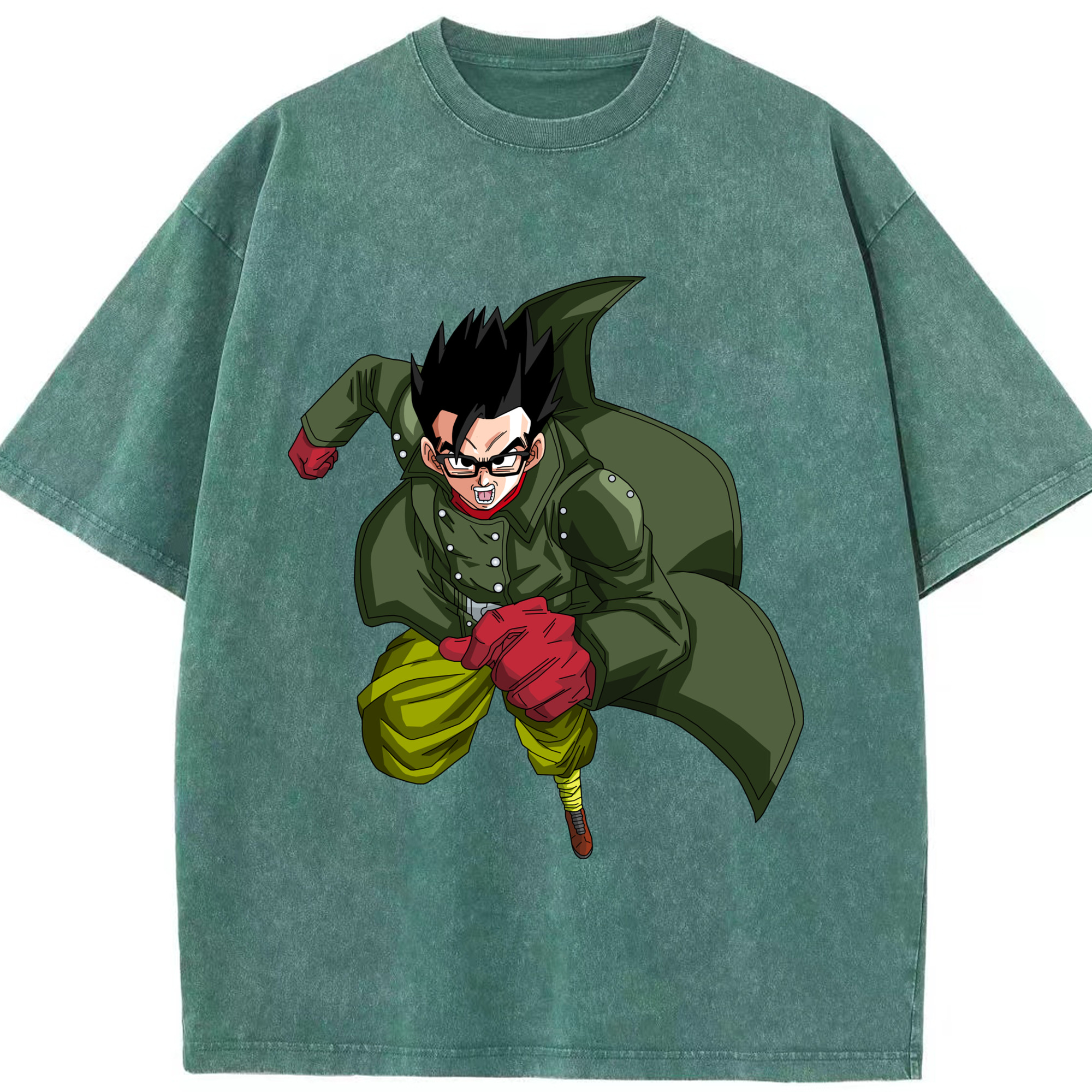 （画像用） ドラゴンボール 孫 悟飯（そんごはん）DRAGON BALL Son Gohan 綿100% ヴィンテージ風 半袖Tシャツ（フロントプリント）